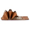 Ikenohata Silver Leather Shop OT-WS001 Minerva Box, Snack-Style Compact Wallet,
