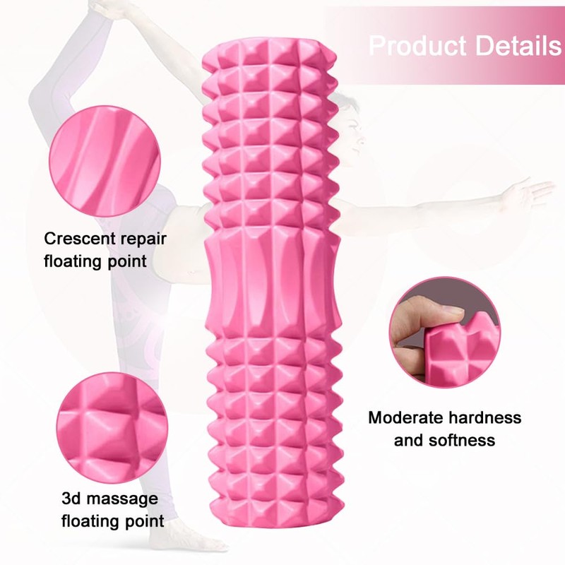 TOMVAES Foam Roller,Massage Roller EVA Muscle Roller for Deep Tissue