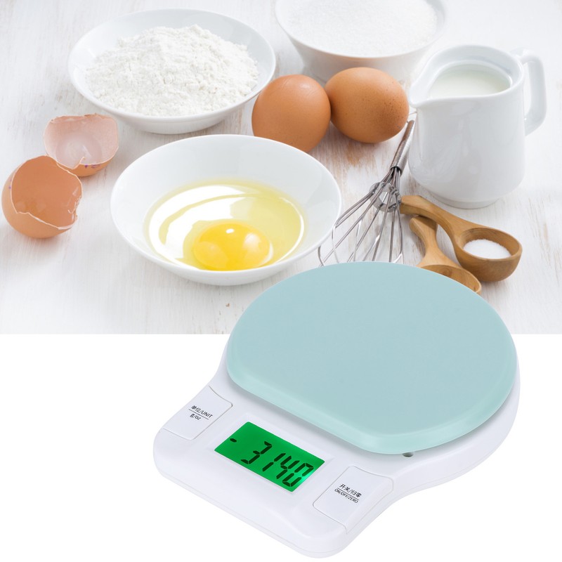 Kitchen Electronic Scale Portable LCD Display Food Weighing Measurement Scale