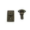 Coshar Bronze Lock Luggage Locks Wooden Box Lock Hasp Antique
