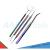 AAProTools 4 Pcs Multi Rainbow Basic Economy Professional Dental Hygiene
