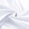 Entisn White Satin Fabric by The Yard, Silky Fabric 60 Inch Charmeuse Satin Fabric, Soft Cloth Fabric for Wedding Decor, DIY Crafts, Napkins, Bridal Dress, Sewing(1 Yard)