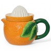 MIJOMA Ceramic Lemon Squeezer - Hand Juicer in Orange Look