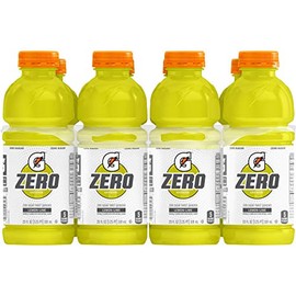 Gatorade Zero Sugar Thirst Quencher, Lemon-Lime, 20 Ounce, 8 Count (Pack of 3)