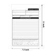 AMXZEA 4 Pack Contractor Invoice Books,3 Part Carbonless Contractor Estimate