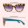 SQUAD Women's Square Sunglasses Large Rectangular Fashion Elegant 100% UV400
