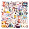 100 Cute Cat Stickers, Cartoon Graffiti Stickers, Children'S Reward Stickers,