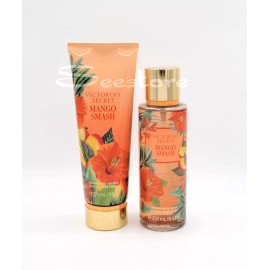 Victoria's Secret Mango Smash Fragrance Body Mist & Body Lotion New Set of 2