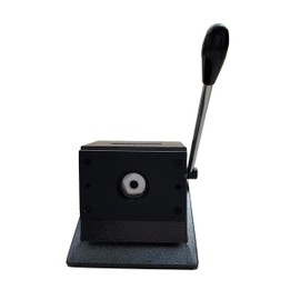 1 Inch Circle Punch Cutter Button Maker Machine for Paper Craft, New Handle Design DIY Hole Die Cutting Tool
