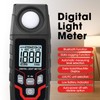 Bluetooth Lux Meter Light Meter, 0.1~200,000Lux Range Light Meter for