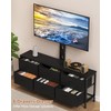 DrawXynth TV Stand with Mount, Fabric Dresser with 6 Drawers