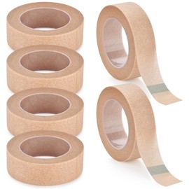 6 Rolls Nose Tape for Rhinoplasty Shaping, Micropore Tape, Paper Tape Medical Sensitive Skin, Flexible Surgical Bandages, First Aid Bandages for Wound Injuries Swelling (0.5 in x 10 yds)