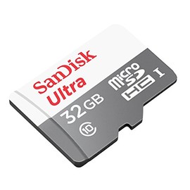 SanDisk Ultra Android Micro SDHC Memory Card 32GB (For Smartphones and Tablets, Class 10, Full HD Videos, Transfer Speed 80MB/s)