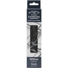 Winsor & Newton Artist Willow Charcoal Sticks 12/Pkg-Assorted