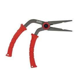 BUBBA 8.5" Pistol Grip Stainless Steel Pliers, Spring Loaded with Crimping Tool and Anvil Cutter, Lanyard Hold and Sheath