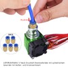 Push-Fit Connector, Quick Connector, Pack of 5 Pneumatic Screw Connection