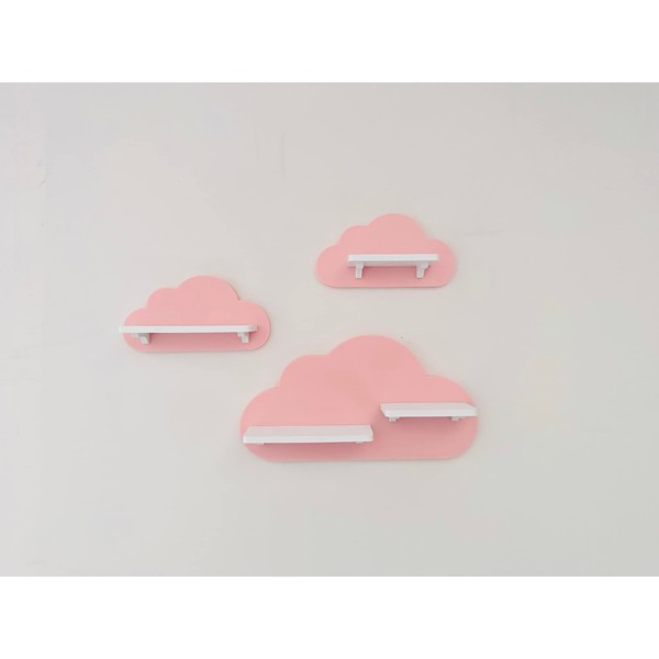 PsGreen Set of 3 Pink Clouds Compatible with Toniebox Tonie