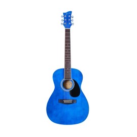 Jay Turser Jay Jr Series 3/4 Size Dreadnought Acoustic Guitar - Trans Blue