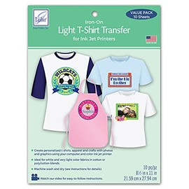 June Tailor Light T-Shirt Transfer Value, Pack of 10
