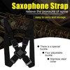 Saxophone Shoulder Strap Adjustable Nylon Saxophone Strap Alto Tenor Soprano