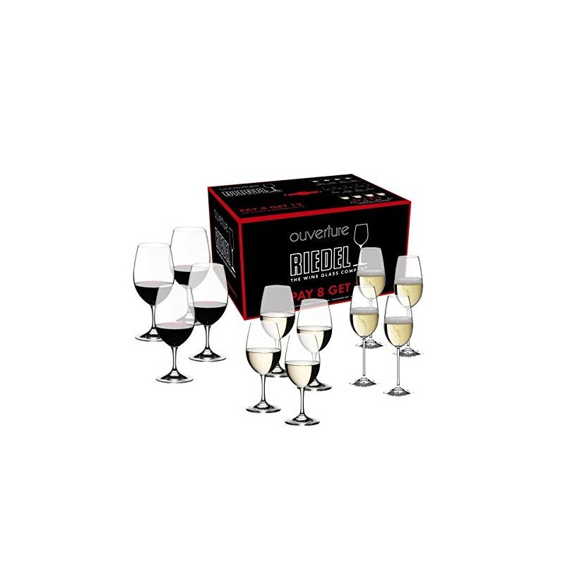 Riedel Ouverture Red and White Magnum Glass and Champagne Flute