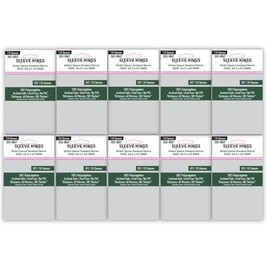Sleeve Kings Perfect Square Standard Sleeves 63.5 x 63.5 MM (10x110 Pack, 1100 Sleeves)
