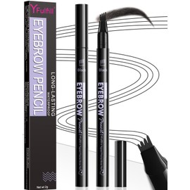 Yfulfill Eyebrow Pencil, Eyebrow Pen, Eye Brow Pencils for Women, Black Eye Pencil