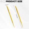 2Pcs Stainless Steel Cuticle Pusher