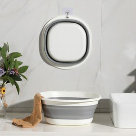 It's a folding basin, it's a round and square wash basin. Gray (small) 3ea