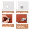Bates- Cabinet Locks with Keys, 5/8", 3 Pack, Cam Locks