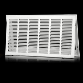 30'' x 20'' Return Air Grille [Duct Opening Size] Return Vent Cover for Wall or Ceiling,Steel Return Air Grill Removable Face/Door for 1 inch Filters (30"W x 20"H [Duct Opening])