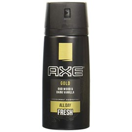 4 Oz Gold Oud Wood & Dark Vanilla 48hr Fresh Deodorant Body Spray