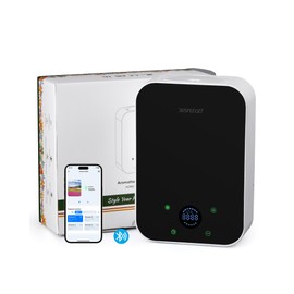 Waterless Essential Oil Diffuser, 150ml capacity/1700 sq. ft. Coverage, Suitable for Homes, Offices, and Hotels ((White Black)