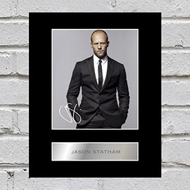 Jason Statham Signed Mounted Photo Display