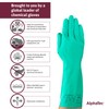 Ansell Alphatec Solvex 37-175 Nitrile Chemical-Resistant Gloves for Cleaning, Agriculture,