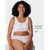 Schiesser Women's 2 Pack Bustier with Cups Organic Cotton -