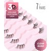 Onlyall Natural Lashes Half Lashes Natural Look False Eyelashes Wispy