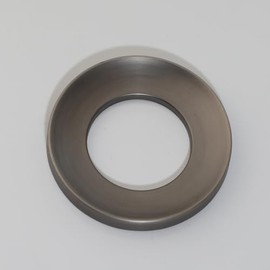 AIOFEDOV Bathroom Sink Mounting Ring Plastic Compatible with Home Countertop Glass Vessel Sink Drain Mount Support (Brushed Grey)