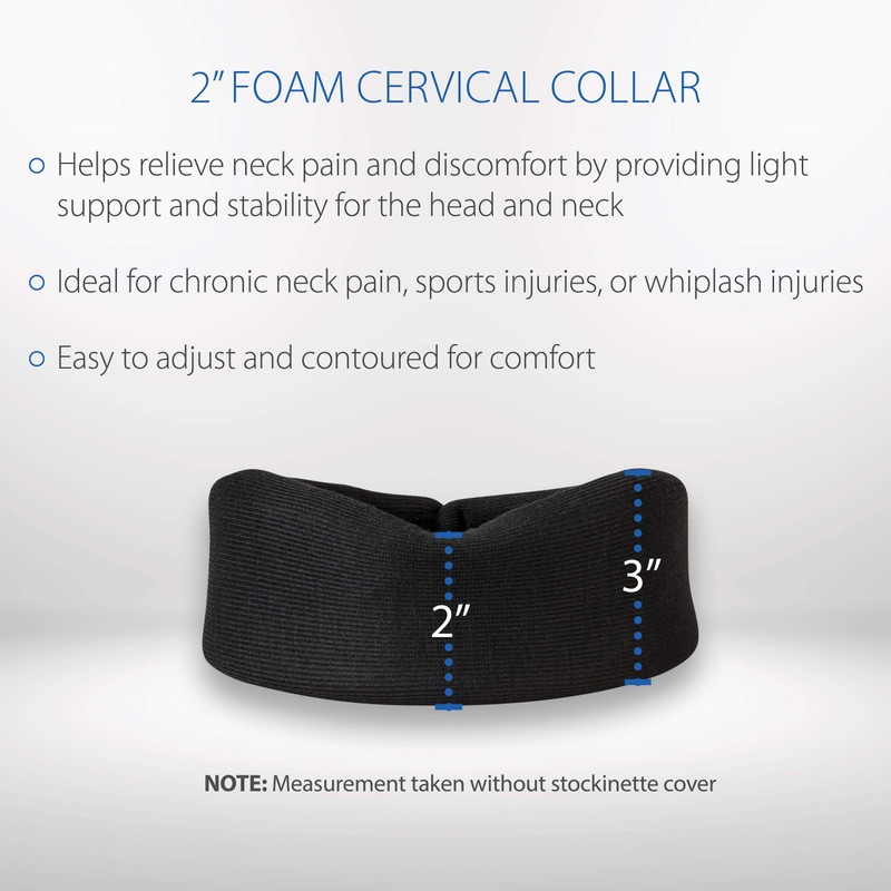 Core Products Soft Foam Cervical Collar Neck Support Brace, Helps