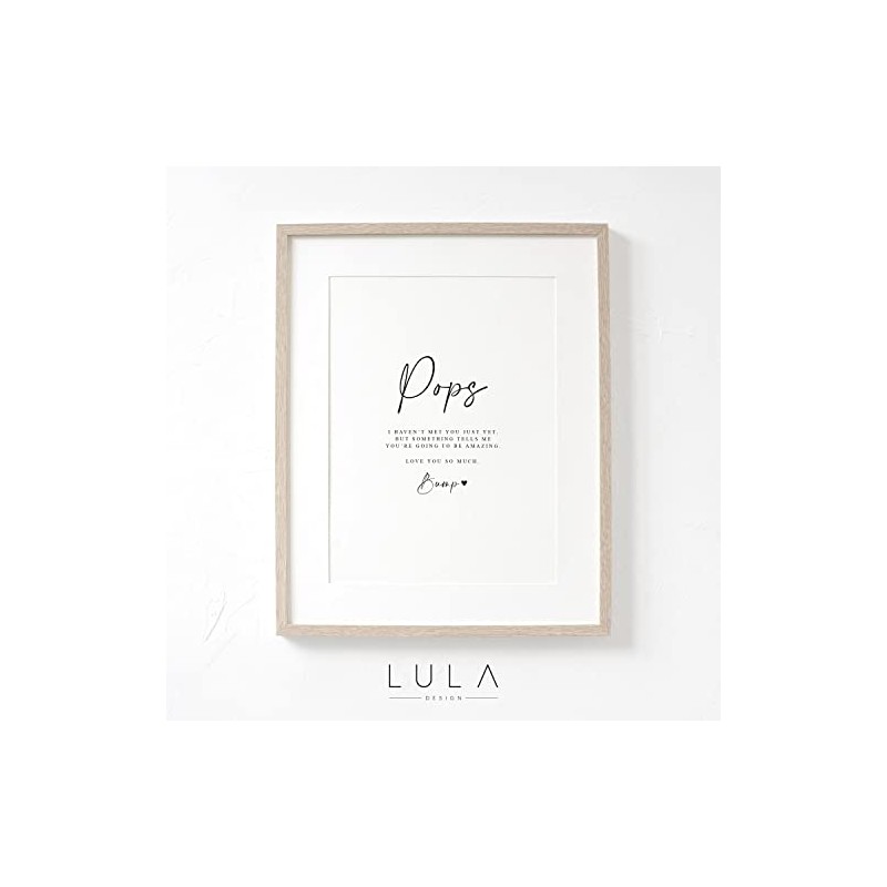 Lula Design POPS Love from Bump A4 or A5 PRINT,