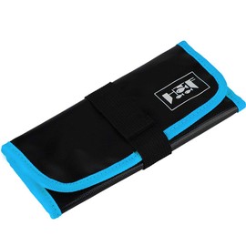 Bolsa de Señuelo de Pesca, Almacenamiento de Contenedores de Pesca Impermeable Bolsa de Bolsillo de Señuelos PVC Bolsos Aparejos de Pesca Accesorios 31 x 22 cm al Aire Libre(Azul)