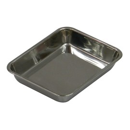 【業務用】 パール金属(PEARL METAL) 18-8 ステンレス製 角 バット 手札型 155×125mm H-7508