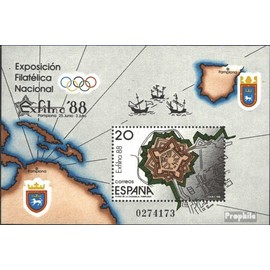 Spain block32 (complete.issue.) fine used/cancelled 1988 EXFILNA 88 (Stamps for collectors)