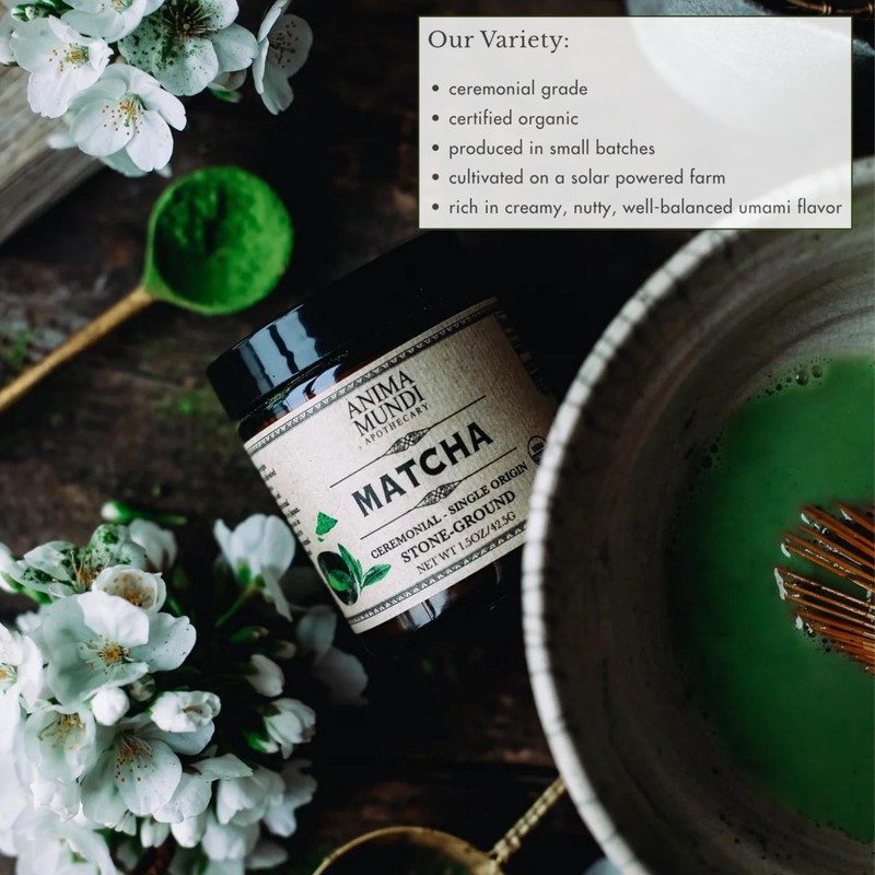 Anima Mundi Apothecary Matcha Powder - Japanese Single-Origin & Stone-Ground