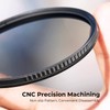 K&F Concept 82MM Polarising Filter Circular Polarizing CPL, Ultra Slim,