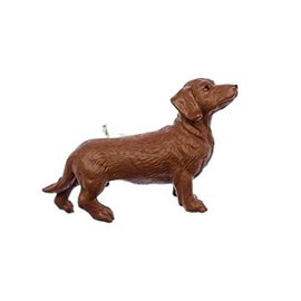 Miniblings Dachshund Brooch Dog Dachshund Rubber Pet Hunting Dog Handmade Fashion Jewellery I Pin Button Pins, Rubber