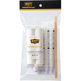 ZETT BX485 Tough Days Fix Baseball Spike Reinforcement, White, Made in Japan