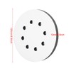 Culnflun 5 Inch 8 Holes Soft Density Interface Pads, Hook