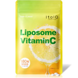 ltolo 高濃度 ビタミンC サプリ 1000mg （ リポソームビタミンC サプリメント / 180粒入り / 30日分 ） グルタチオン ザクロ ビタミンA ビタミンE ルトロ