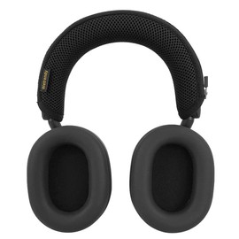 JOYSOG Headband Cover Pad for Sony WH-1000XM5 Headphone, Headset Headband Protector Cushion Replacement with Zipper (Black)
